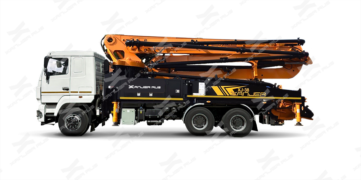 Автобетононасосы Xanjer (Ханджер) 38 метров