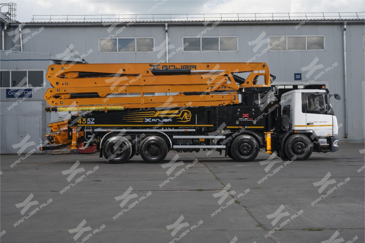 Автобетононасосы Xanjer (Ханджер) 43 метра